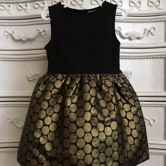 black and gold christmas dress